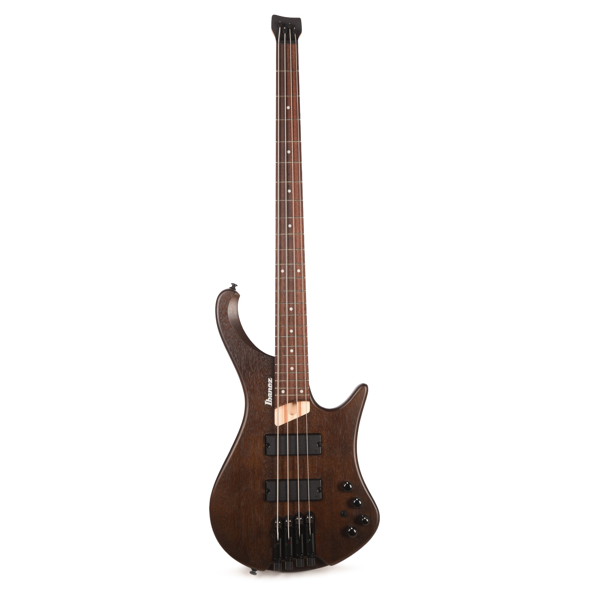 Ibanez EHB600WNF EHB Ergonomic Headless Bass Walnut Flat Bass Guitars / 4-String