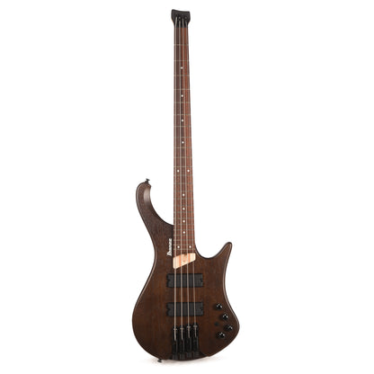 Ibanez EHB600WNF EHB Ergonomic Headless Bass Walnut Flat Bass Guitars / 4-String