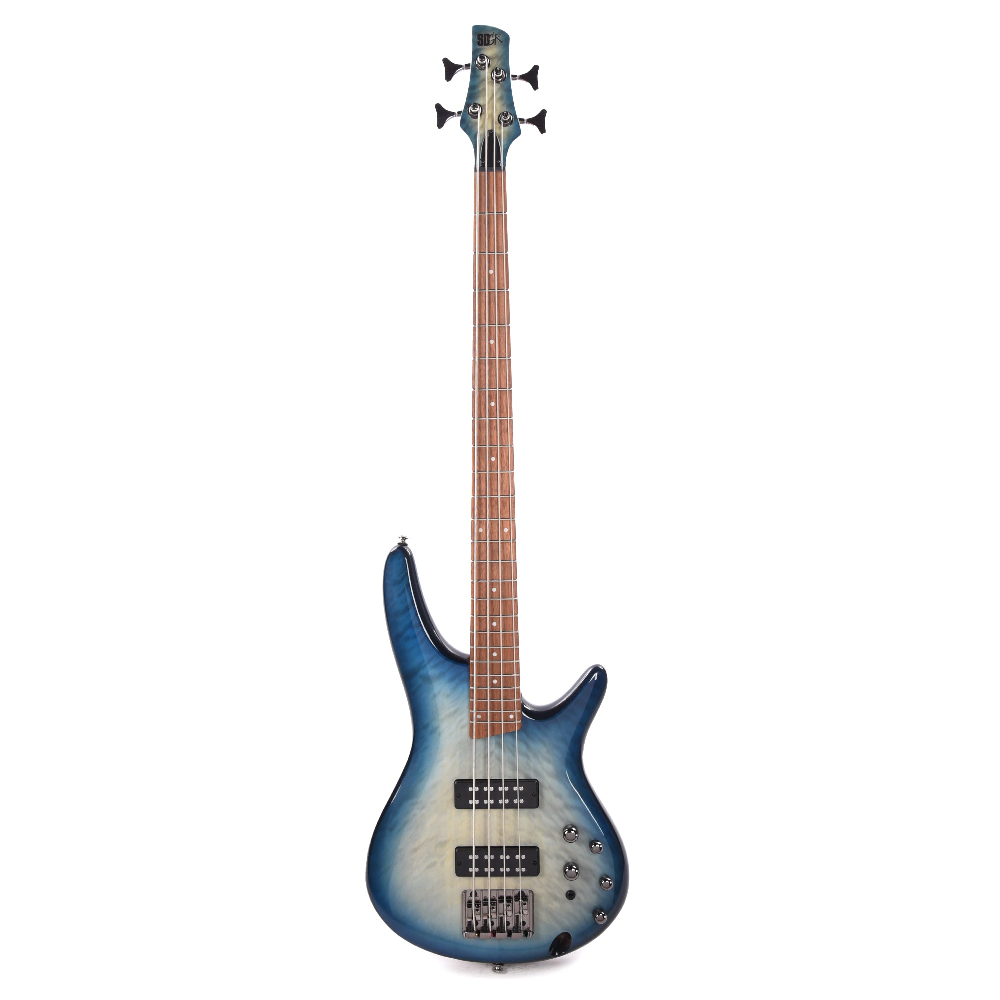 Ibanez SR400EQMSCB SR Standard 4-String Electric Bass Stained Cosmic Blue Starburst Bass Guitars / 4-String