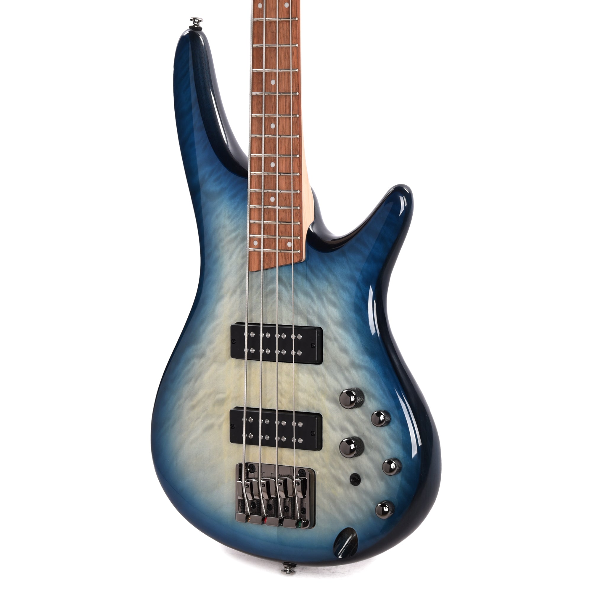 Ibanez SR400EQMSCB SR Standard 4-String Electric Bass Stained Cosmic Blue Starburst Bass Guitars / 4-String