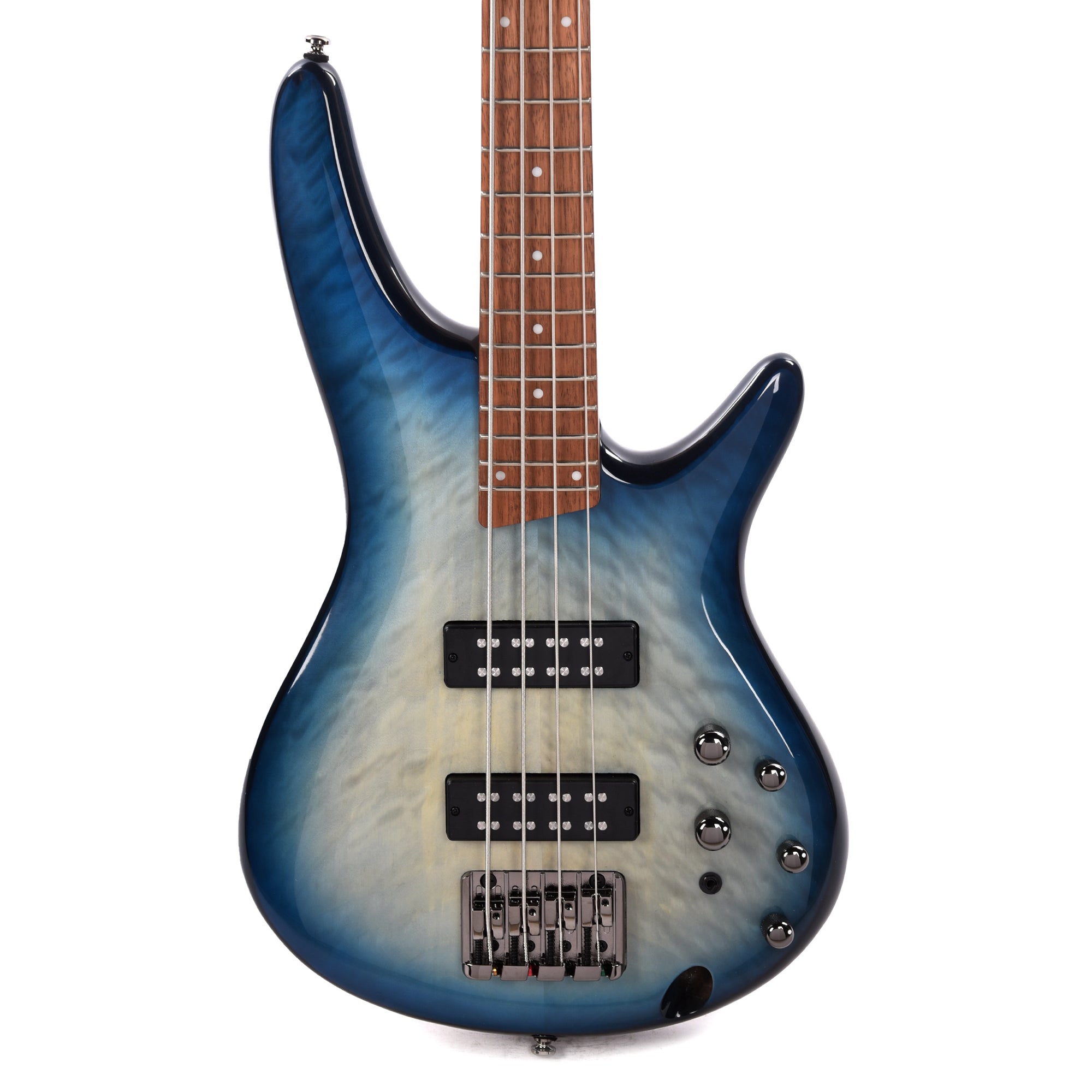 Ibanez SR400EQMSCB SR Standard 4-String Electric Bass Stained Cosmic Blue Starburst Bass Guitars / 4-String