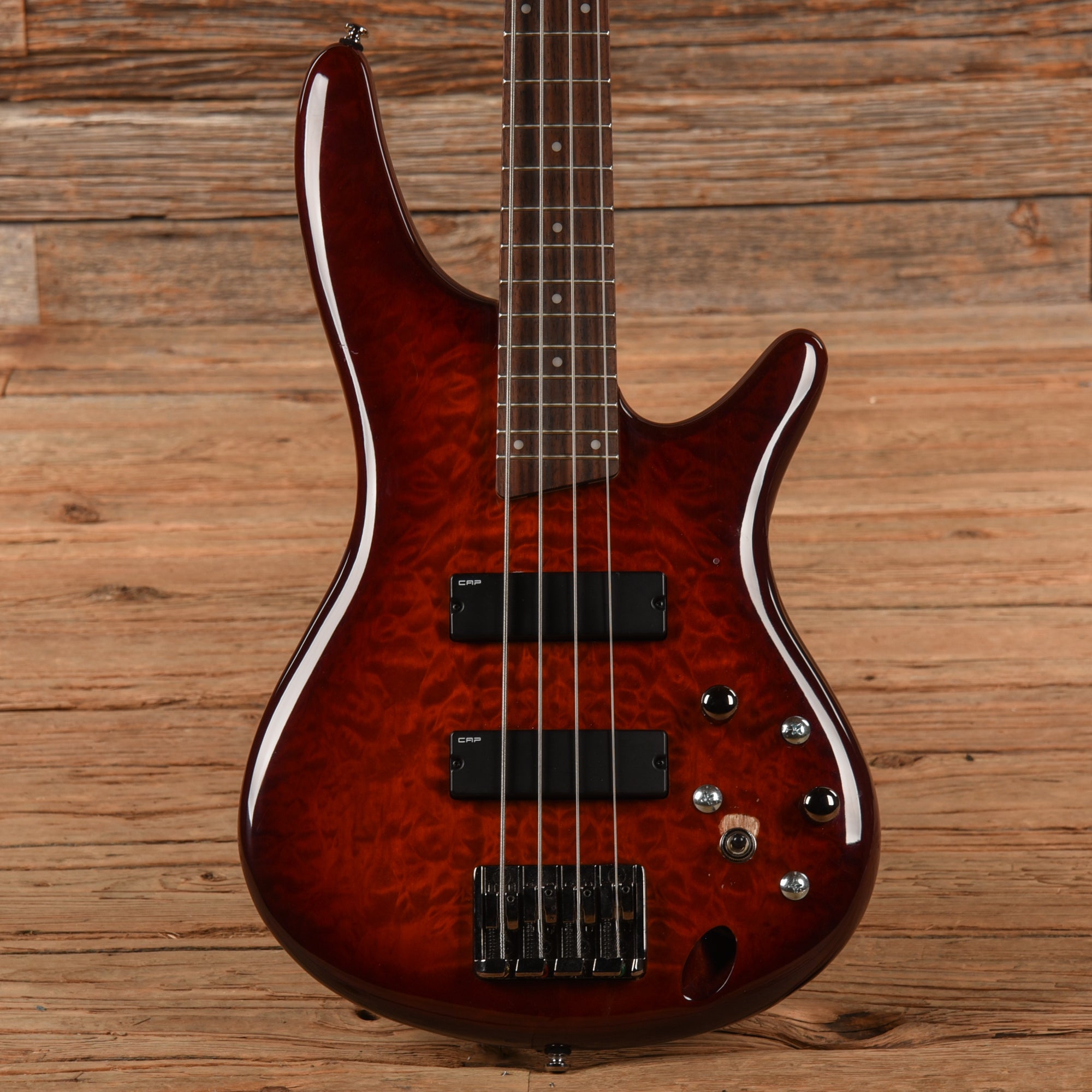 Ibanez SR400QM Cherry Sunburst 2013 Bass Guitars / 4-String