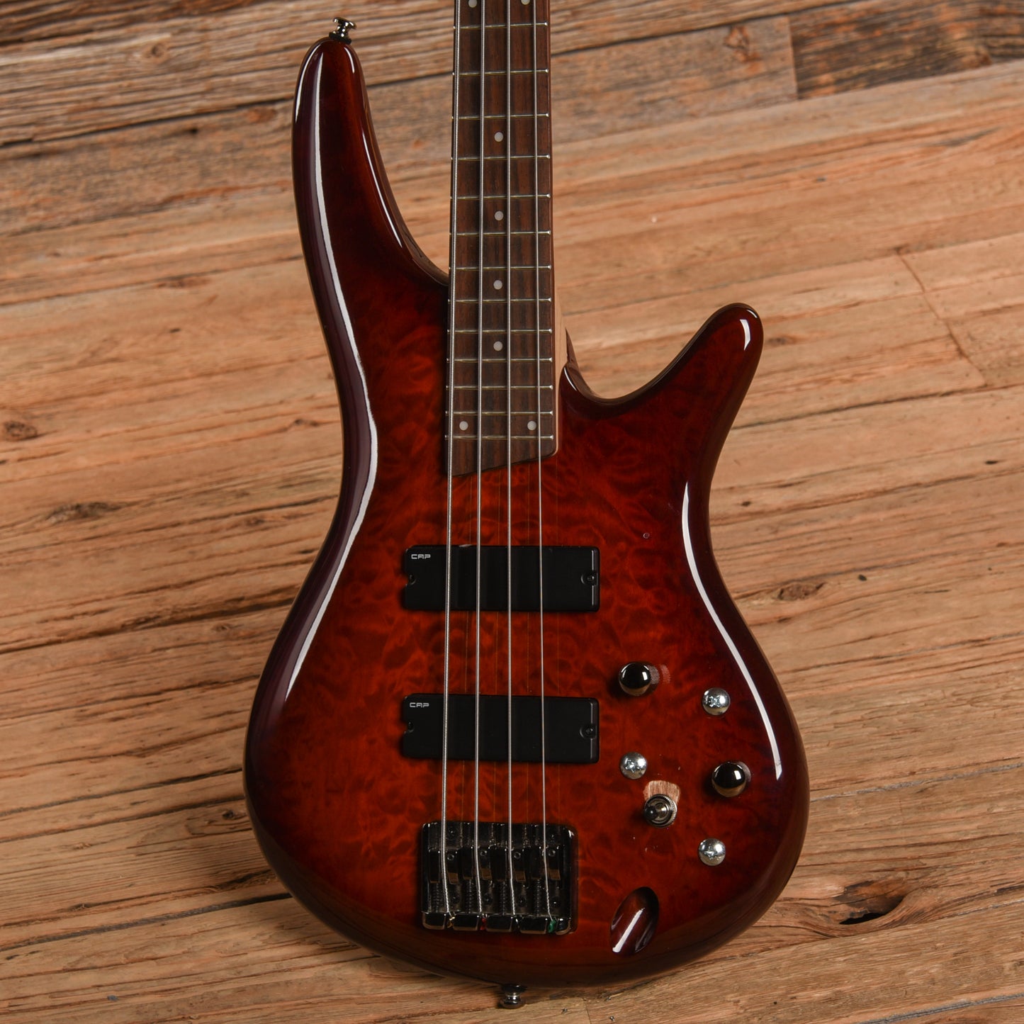 Ibanez SR400QM Cherry Sunburst 2013 Bass Guitars / 4-String
