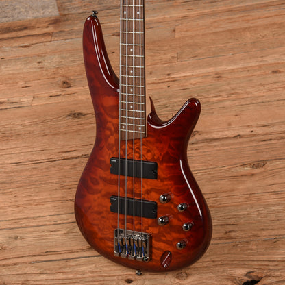 Ibanez SR400QM Sunburst 2013 Bass Guitars / 4-String