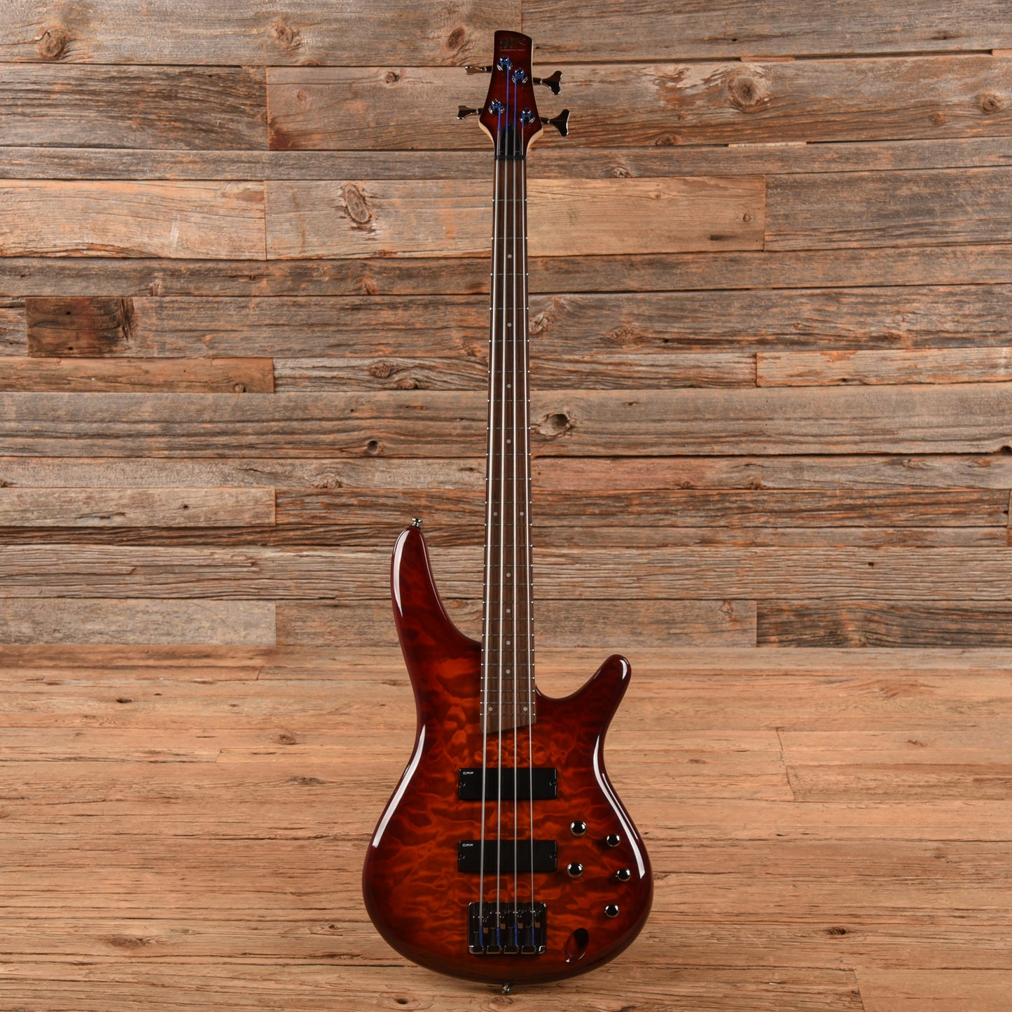 Ibanez SR400QM Sunburst 2013 Bass Guitars / 4-String