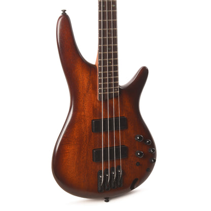 Ibanez SR500AMHL SR Standard Electric Bass Mahogany Brown Burst Low Gloss Bass Guitars / 4-String