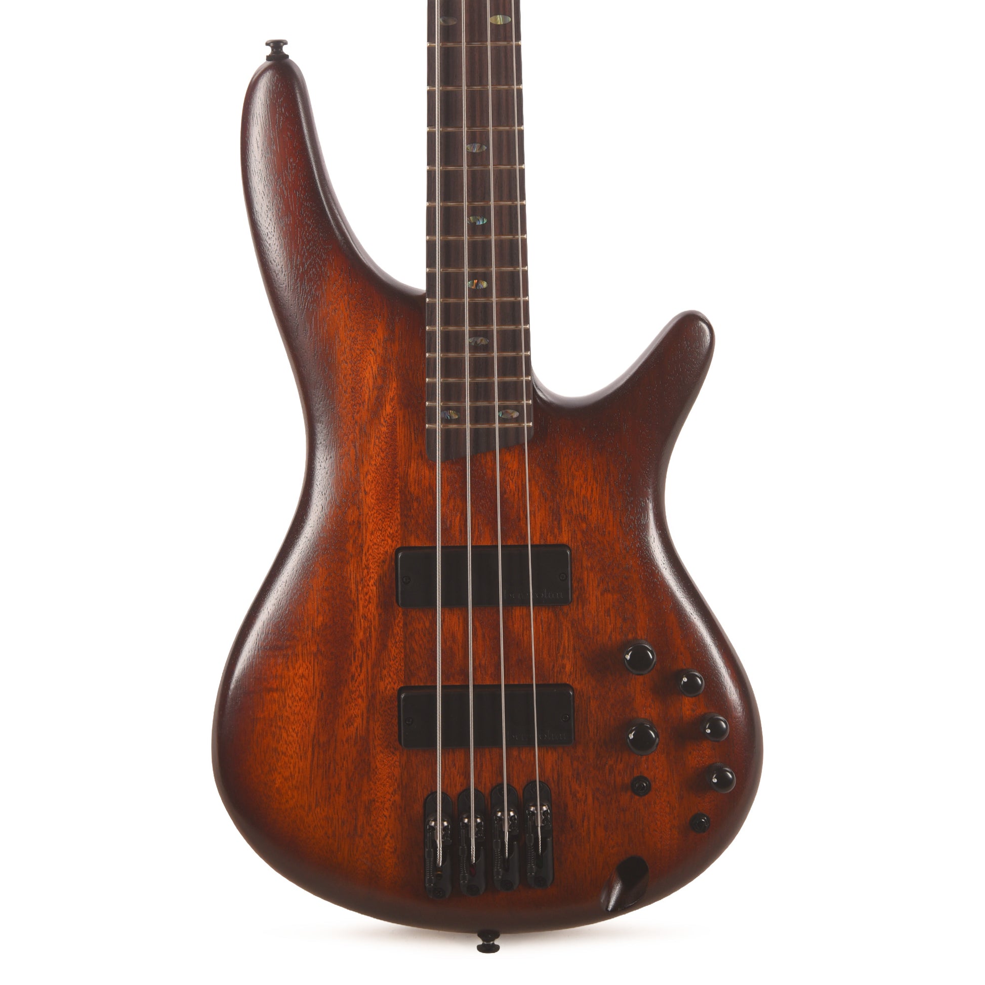 Ibanez SR500AMHL SR Standard Electric Bass Mahogany Brown Burst Low Gloss Bass Guitars / 4-String