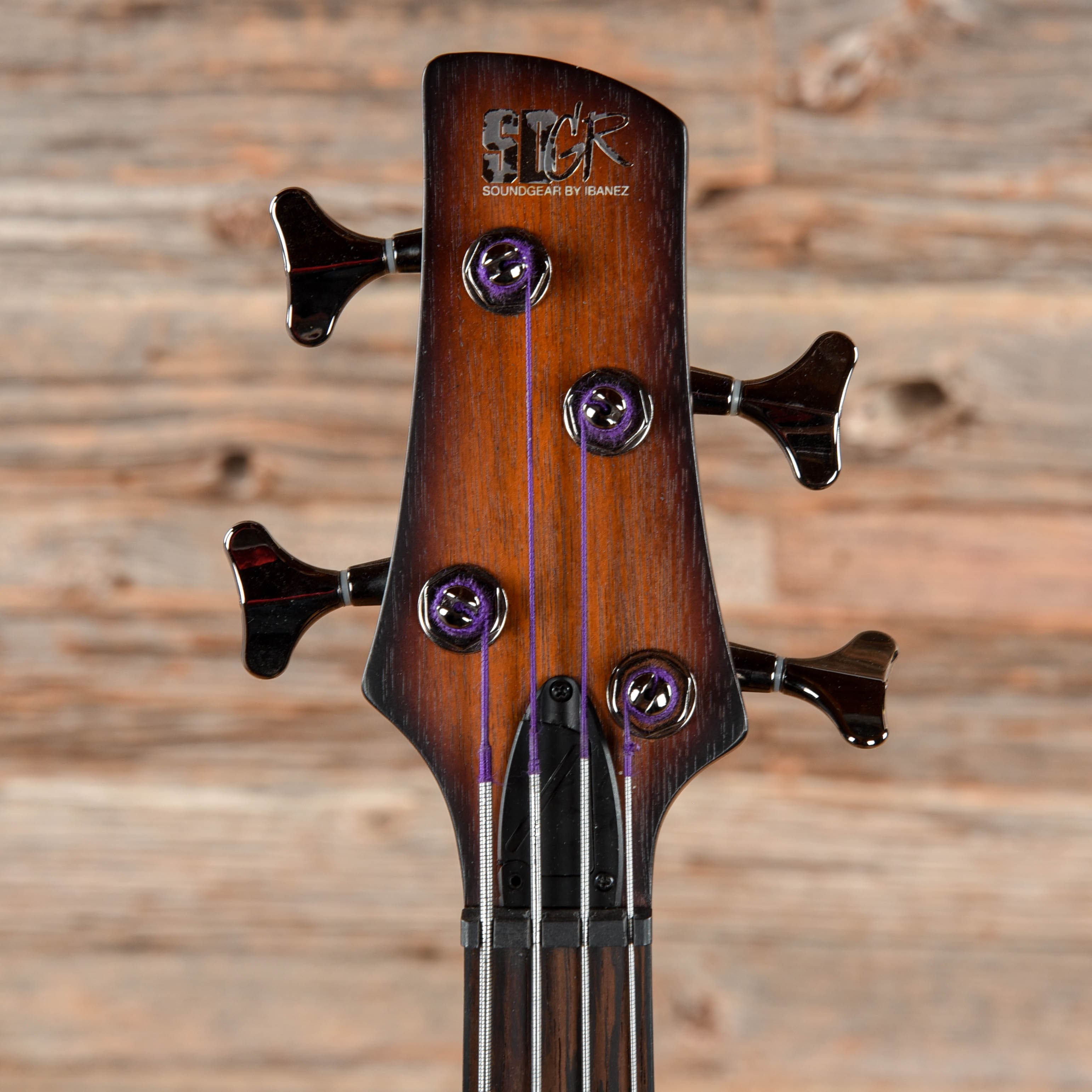 Ibanez SRF700 Fretless Electric Bass Sunburst Bass Guitars / 4-String