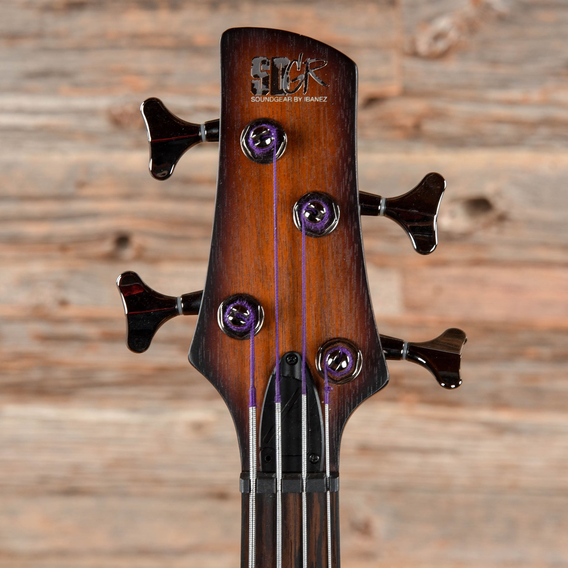 Ibanez SRF700 Fretless Electric Bass Sunburst Bass Guitars / 4-String