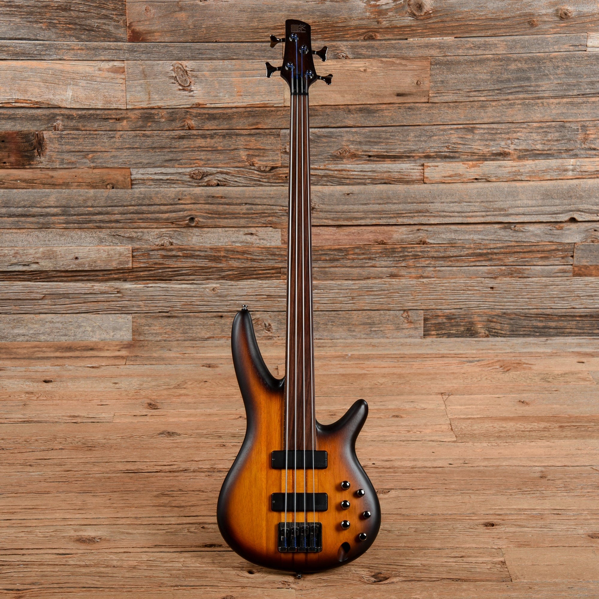Ibanez SRF700 Fretless Electric Bass Sunburst Bass Guitars / 4-String