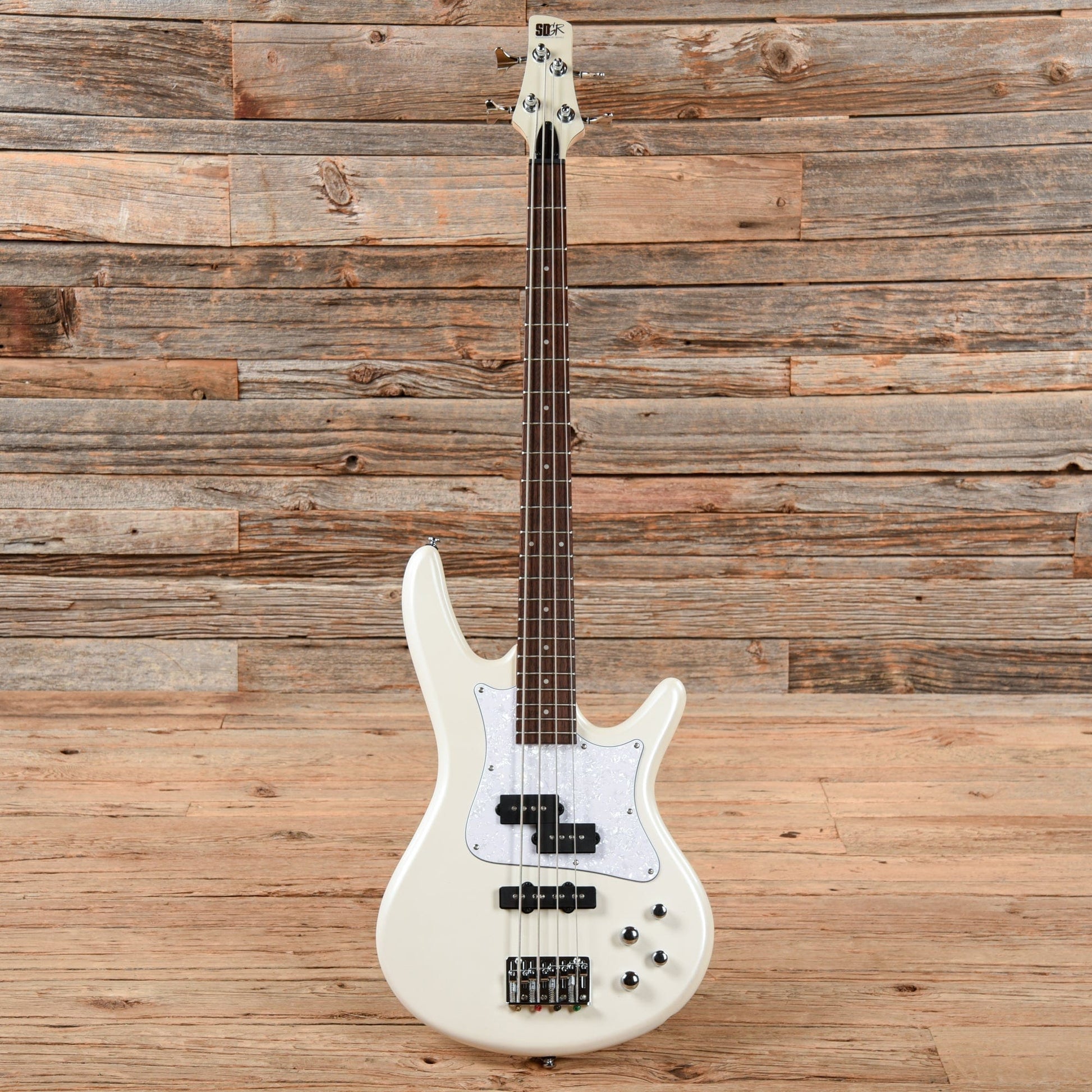 Ibanez SRMD200D Mezzo SR Standard White Bass Guitars / 4-String