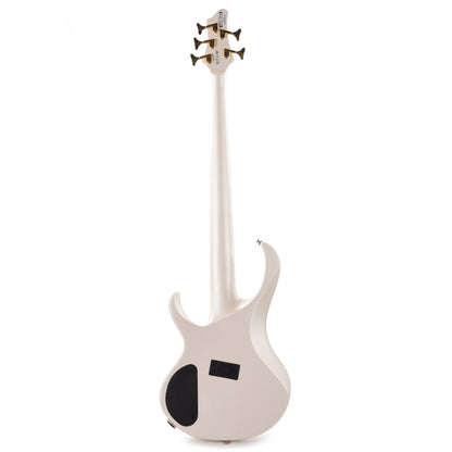 Ibanez BTB605MLMPWM Bass Workshop 5-String Multi Scale Electric Bass Pearl White Matte Bass Guitars / 5-String or More