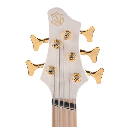 Ibanez BTB605MLMPWM Bass Workshop 5-String Multi Scale Electric Bass Pearl White Matte Bass Guitars / 5-String or More