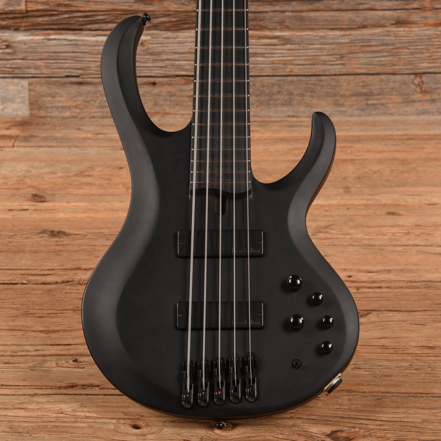 Ibanez BTB625EX Iron Label Black Bass Guitars / 5-String or More