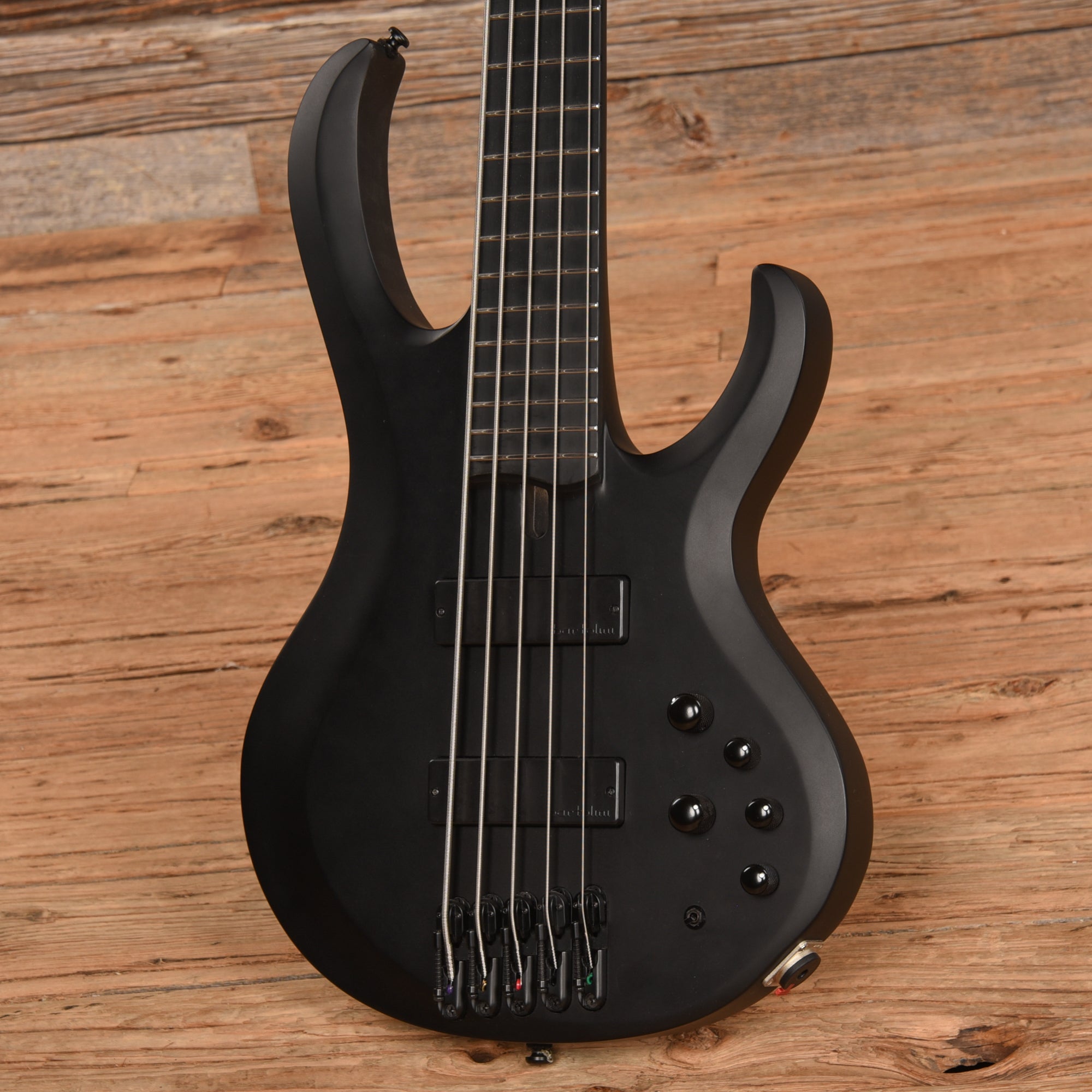 Ibanez BTB625EX Iron Label Black Bass Guitars / 5-String or More