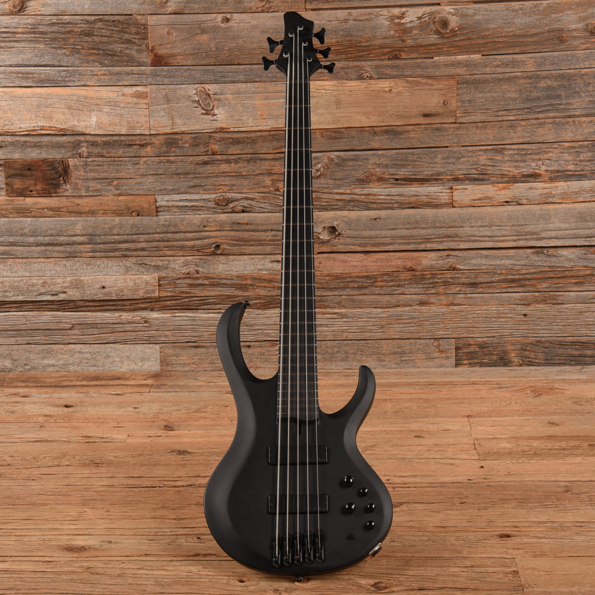 Ibanez BTB625EX Iron Label Black Bass Guitars / 5-String or More