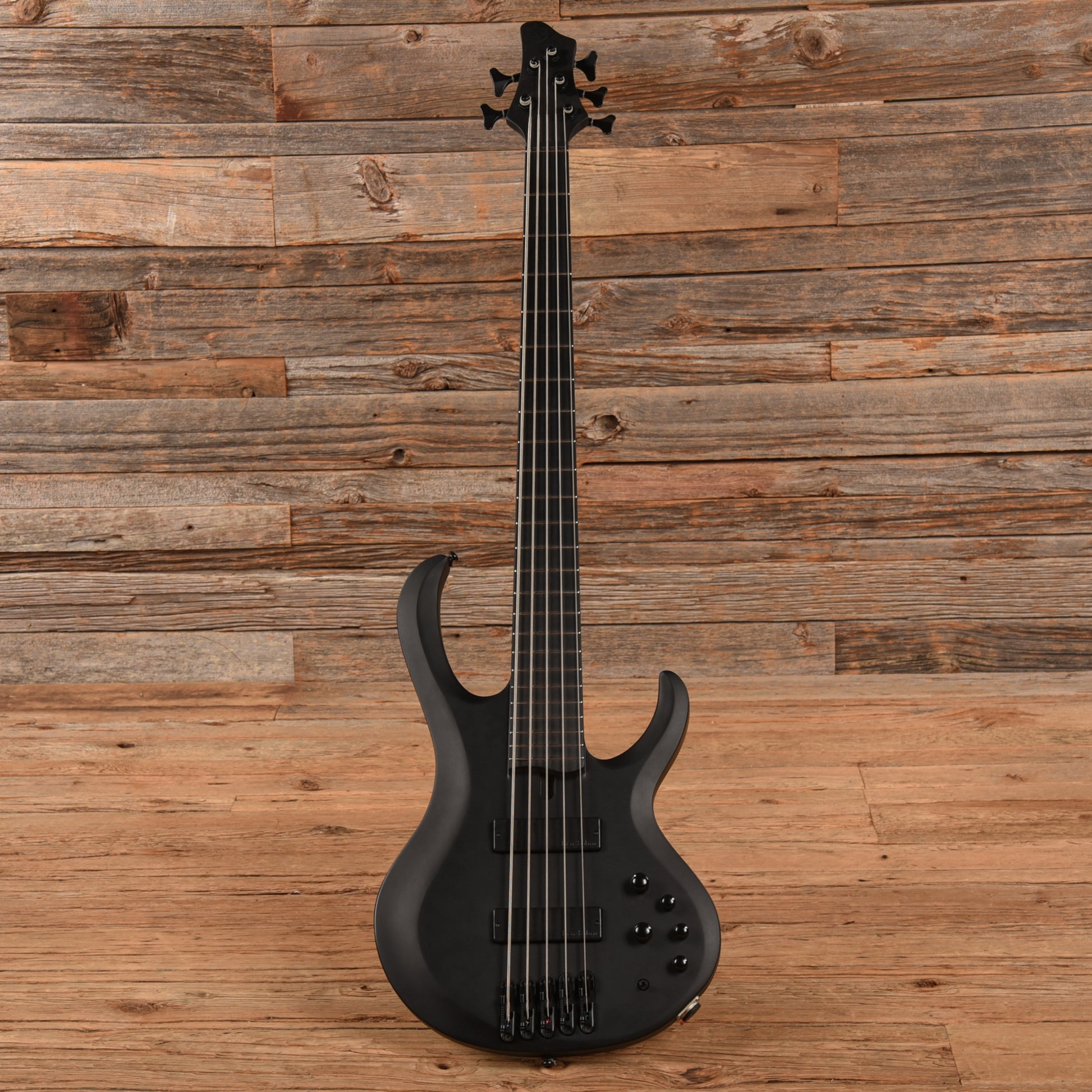 Ibanez BTB625EX Iron Label Black Bass Guitars / 5-String or More