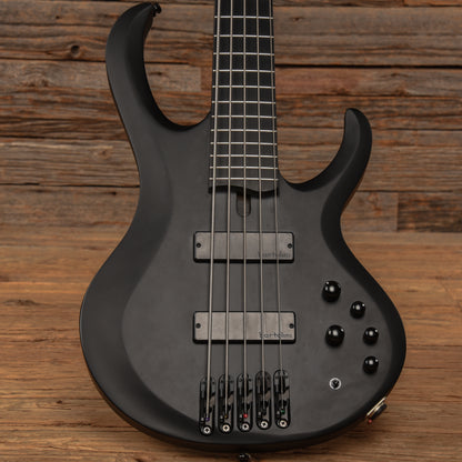 Ibanez BTB625EX Iron Label Black Bass Guitars / 5-String or More