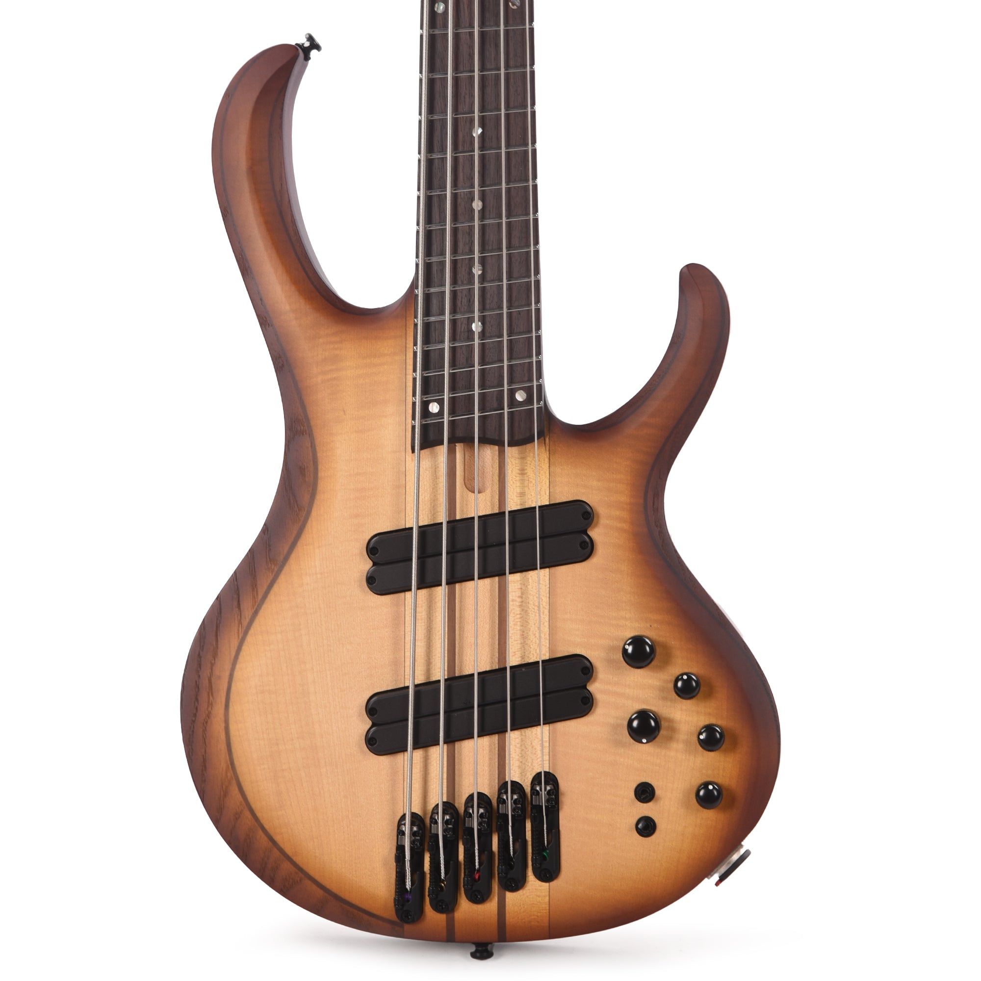 Ibanez BTB705LMNNF Bass Workshop 5-String Multi Scale Electric Bass Natural Browned Burst Flat Bass Guitars / 5-String or More