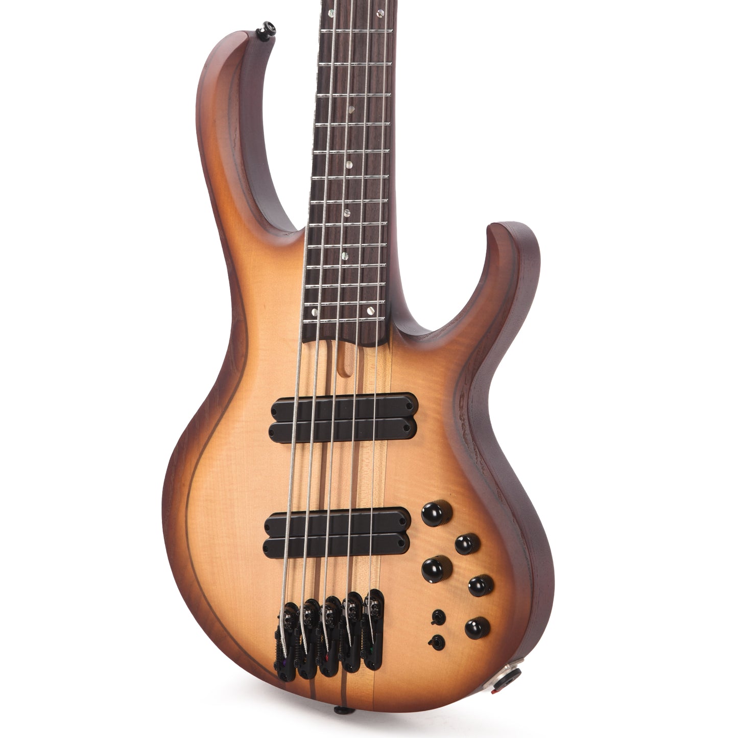 Ibanez BTB705LMNNF Bass Workshop 5-String Multi Scale Electric Bass Natural Browned Burst Flat Bass Guitars / 5-String or More