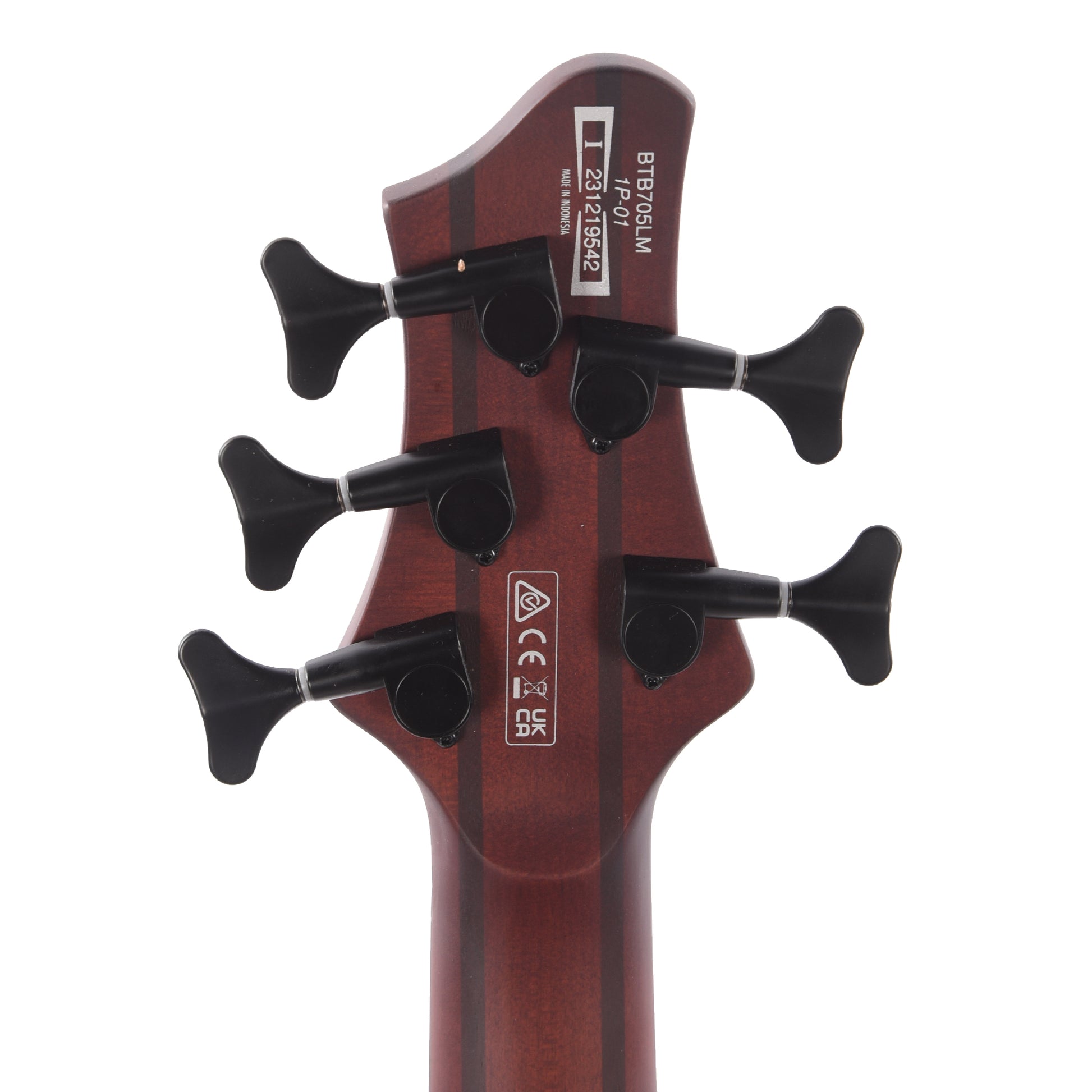 Ibanez BTB705LMNNF Bass Workshop 5-String Multi Scale Electric Bass Natural Browned Burst Flat Bass Guitars / 5-String or More