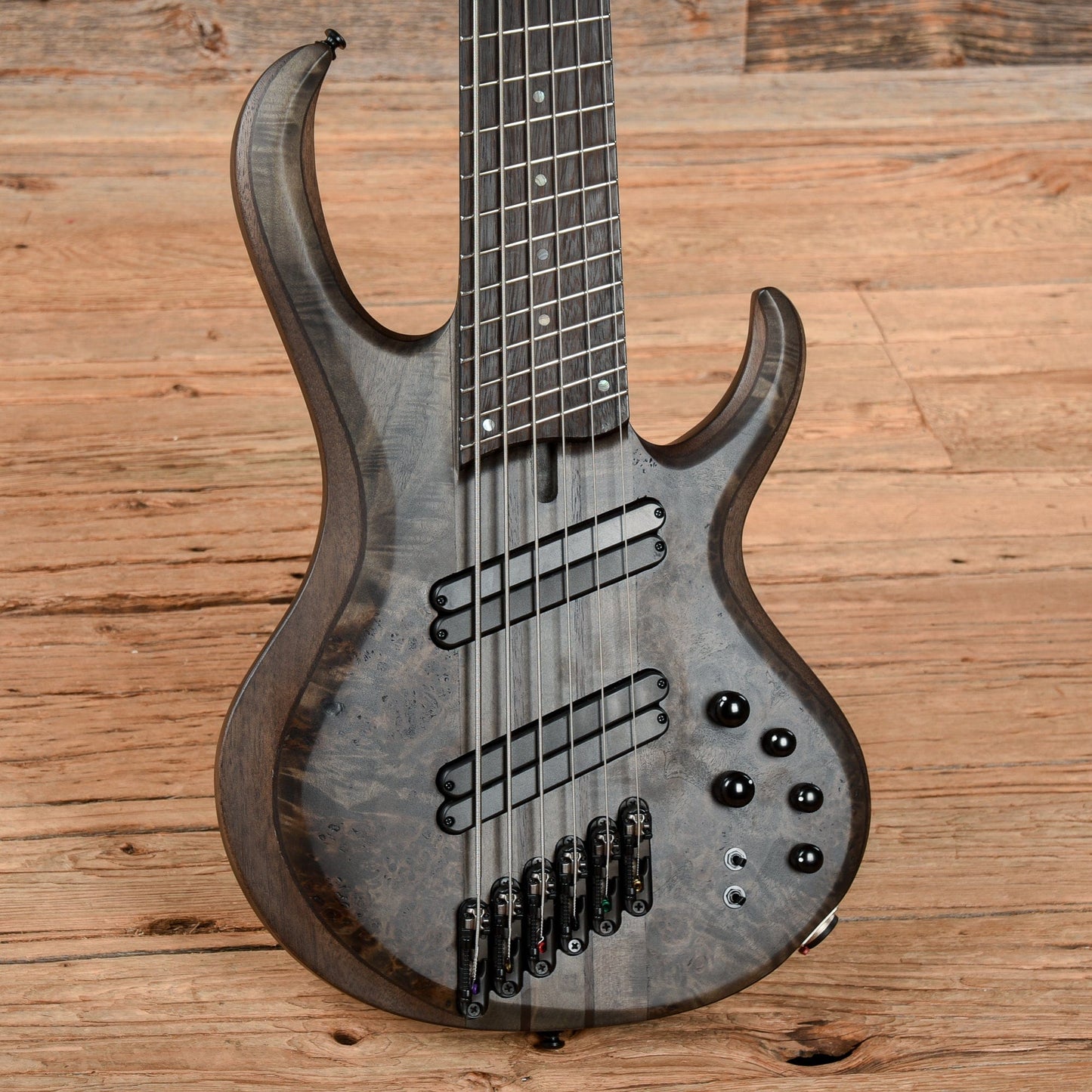 Ibanez BTB806MS Bass Workshop Transparent Gray Flat 2022 Bass Guitars / 5-String or More