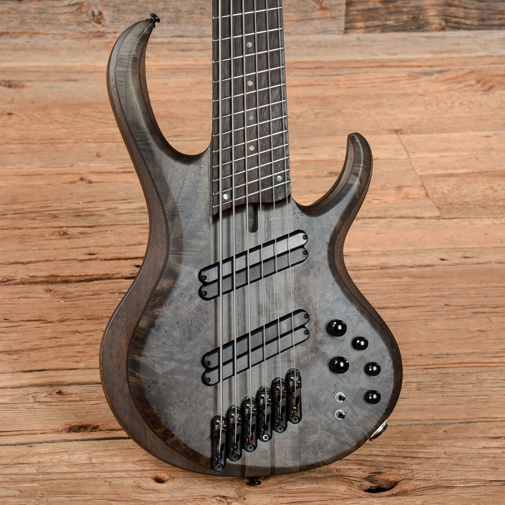 Ibanez BTB806MS Bass Workshop Transparent Gray Flat 2022 Bass Guitars / 5-String or More