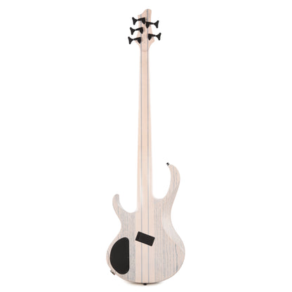 Ibanez BTB865MSTWF BTB Bass Workshop 5-String Electric Bass Multi scale Transparent White Flat Bass Guitars / 5-String or More