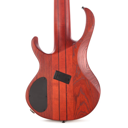 Ibanez BTB866MSBRF BTB Bass Workshop 6-String Electric Bass Multi scale Brown Topaz Burst Flat Bass Guitars / 5-String or More