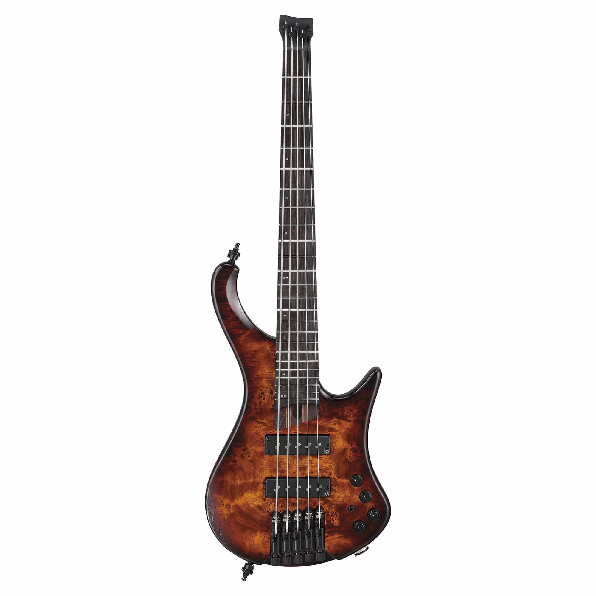 Headless String Ibanez EHB1505SDEL Ergonomic 5-String Headless Bass Dragon Eye Burst L ...