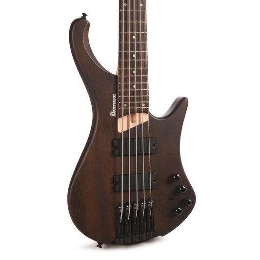 Ibanez EHB605WNF EHB Ergonomic Headless Bass 5-String Walnut Flat Bass Guitars / 5-String or More