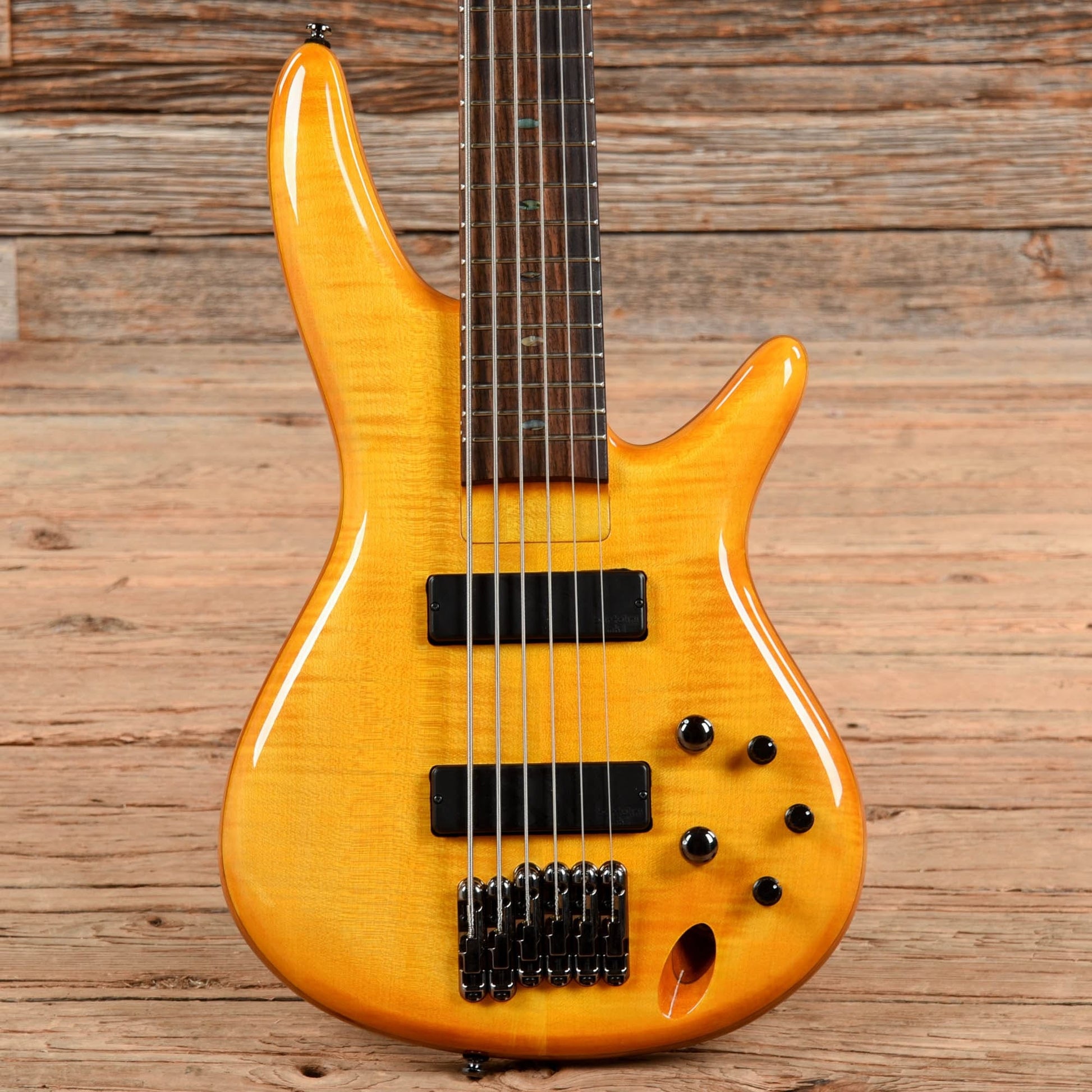 Ibanez Gerald Veasley Signature GVB36 Amber Bass Guitars / 5-String or More