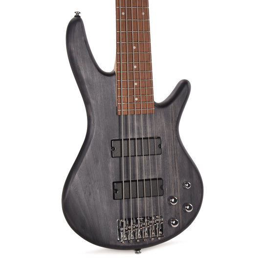 Ibanez GSR206TGF Gio SR 6-String Electric Bass Transparent Gray Flat Bass Guitars / 5-String or More
