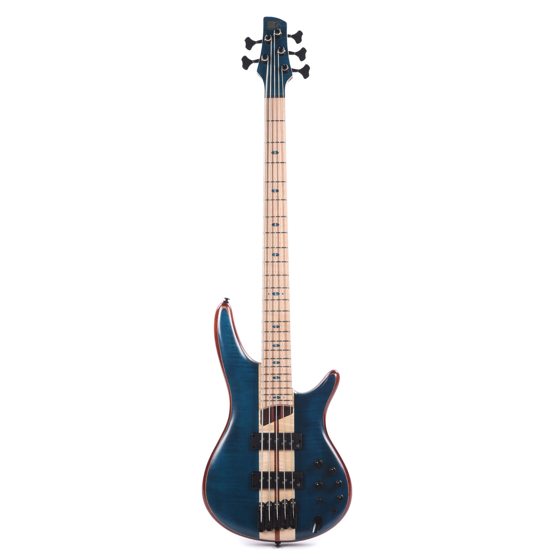 Ibanez SR1425BCGL Premium 5-String Electric Bass Caribbean Green Low Gloss Bass Guitars / 5-String or More