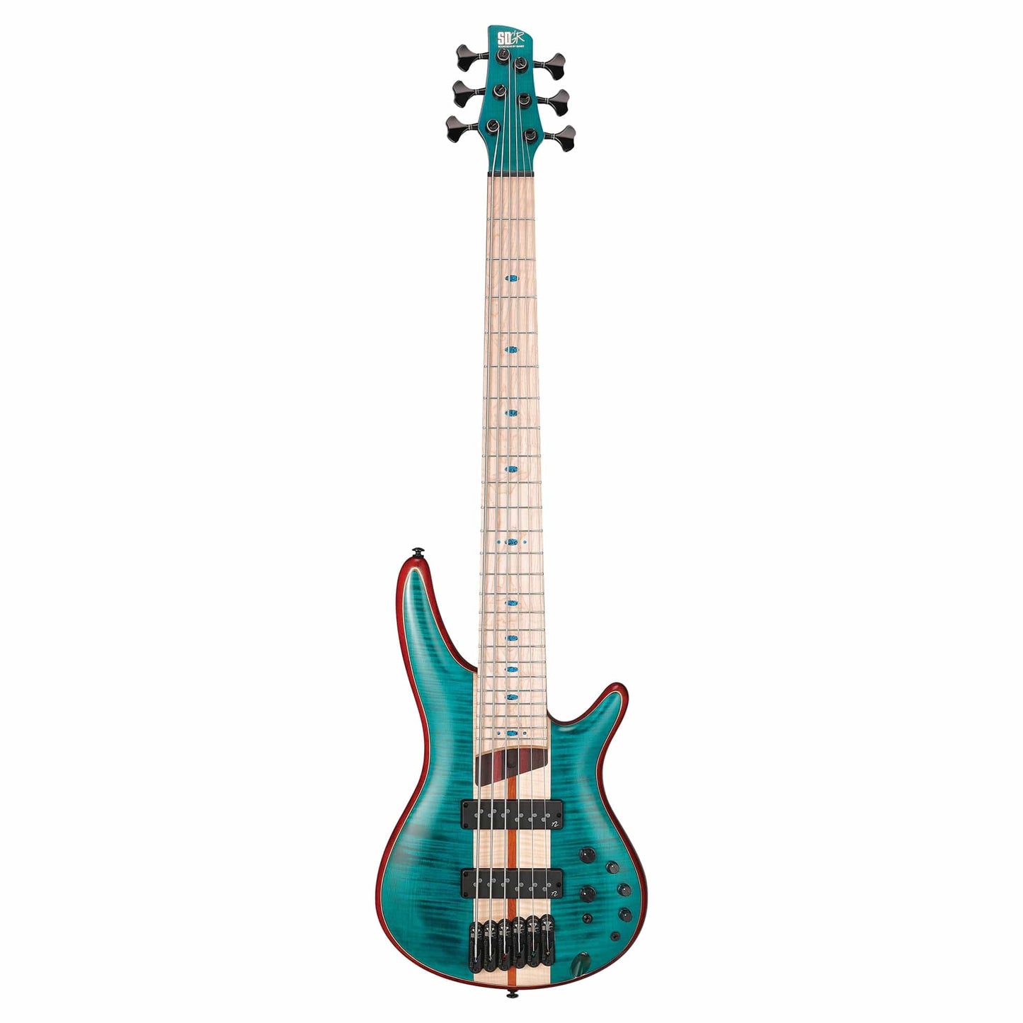 Ibanez SR1426BCGL Premium 6-String Electric Bass Caribbean Green Low Gloss Bass Guitars / 5-String or More