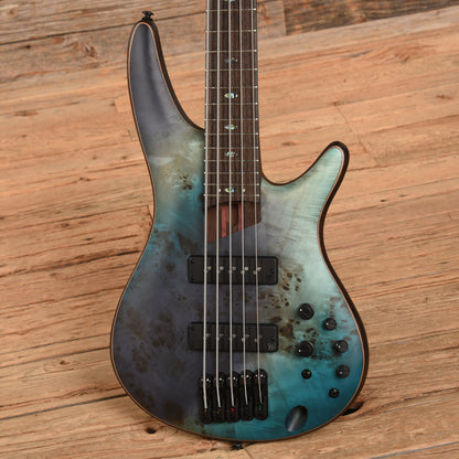 Ibanez SR1605B Soundgear Premium 5-String Bass Tropical Seafloor Flat Bass Guitars / 5-String or More