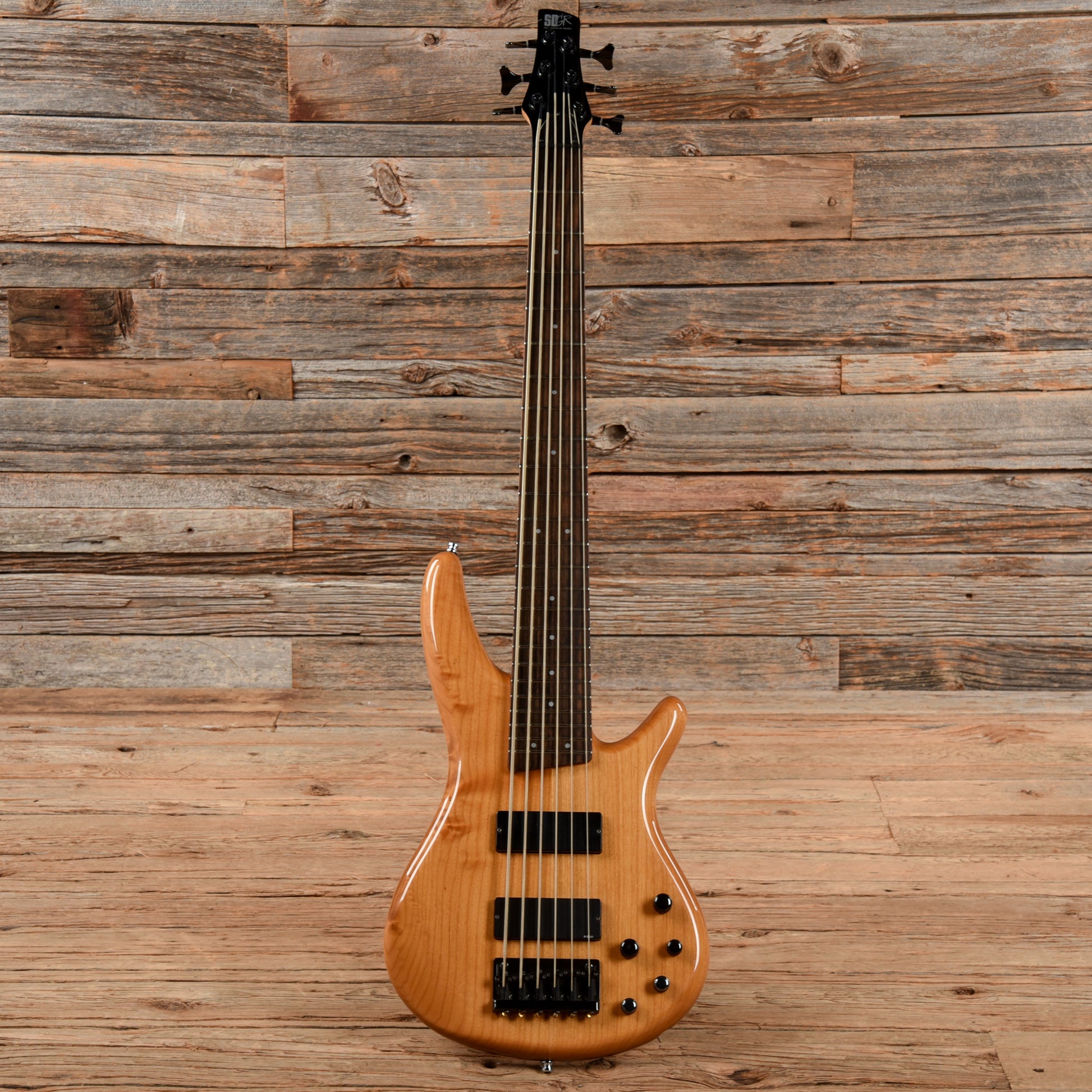 Ibanez SR406 6-String Bass Natural 2000 Bass Guitars / 5-String or More