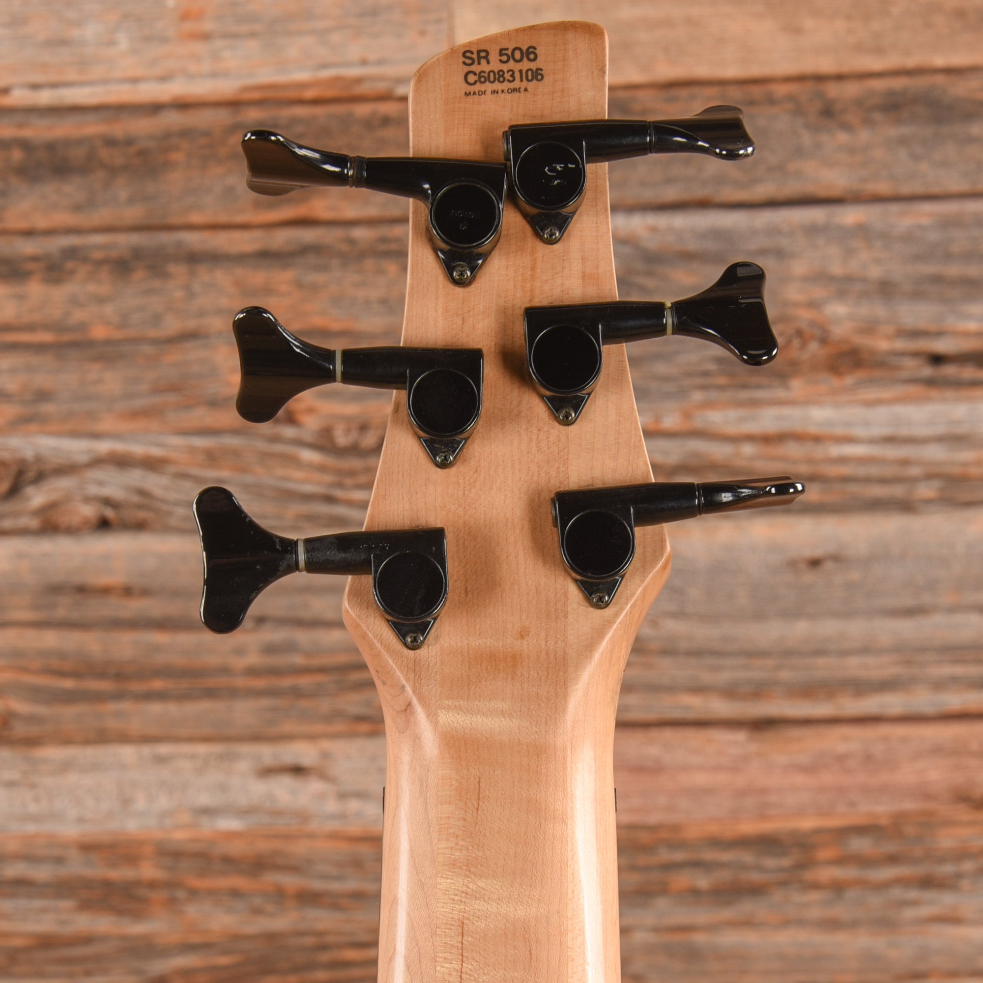 Ibanez SR506 Standard 6-String Bass Natural Bass Guitars / 5-String or More