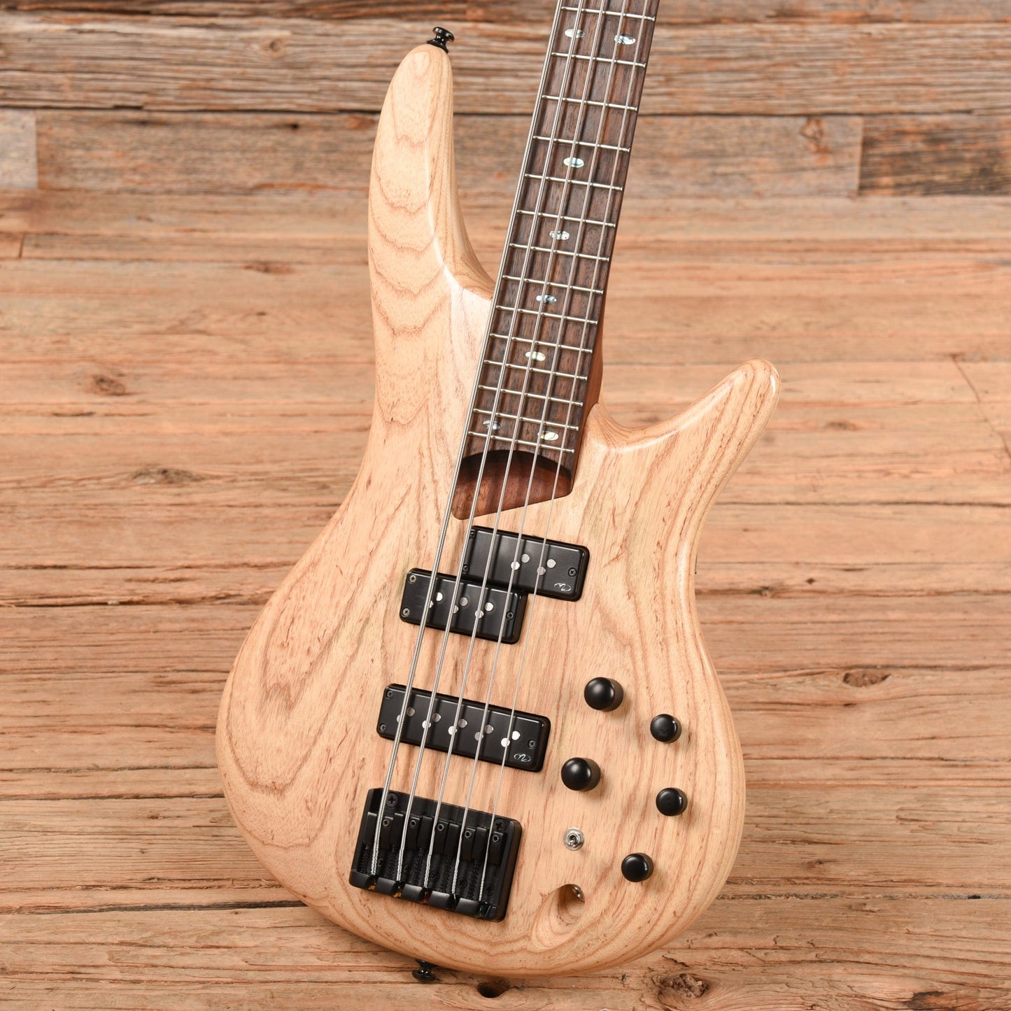 Ibanez SR655 5-String Natural 2015 Bass Guitars / 5-String or More