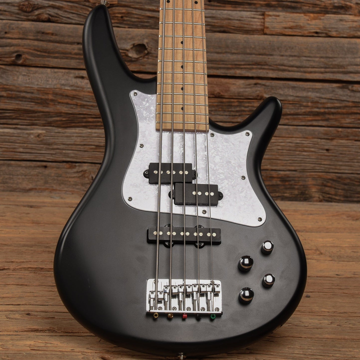 Ibanez SRMD205 Soundgear Mezzo 5-String Bass Black Flat 2019 Bass Guitars / 5-String or More