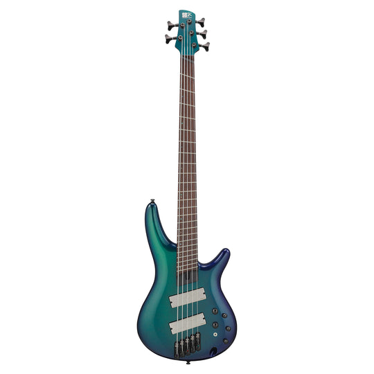 Ibanez SRMS725BCM Bass Workshop 5-String Electric Multiscale Bass Blue Chameleon Bass Guitars / 5-String or More
