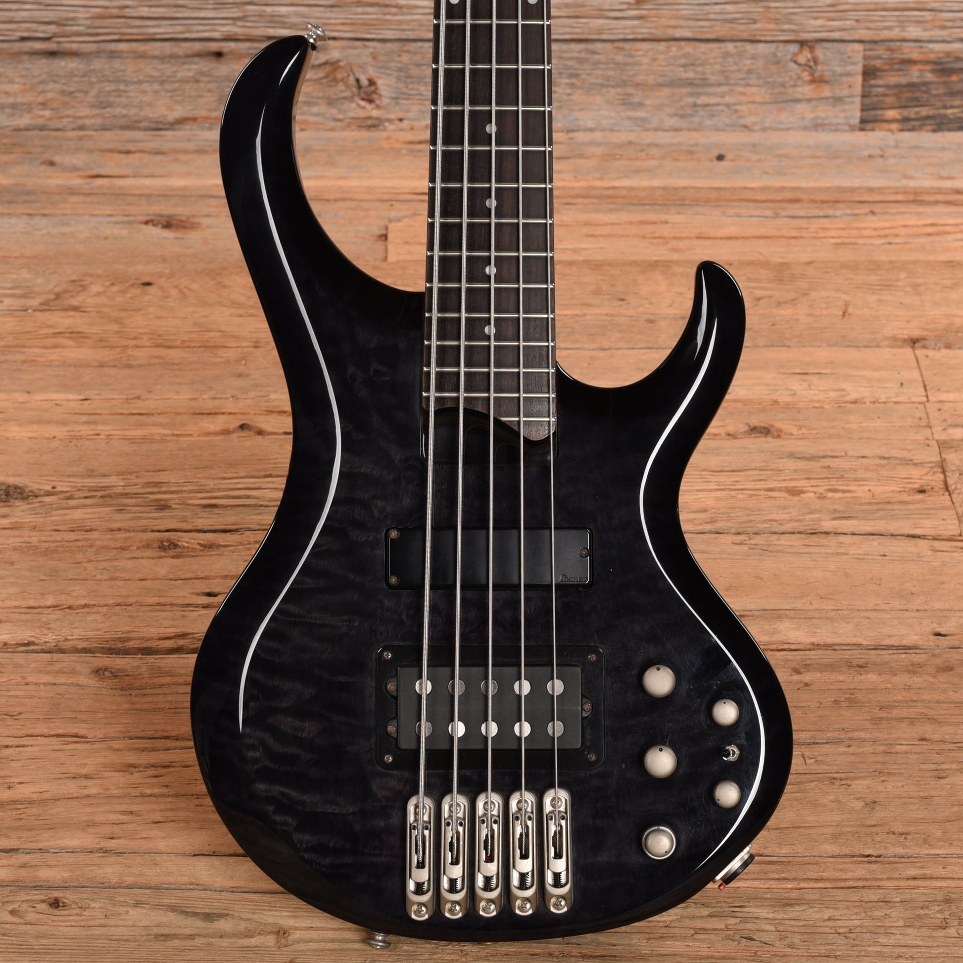 Ibanez BTB405QM Standard (Modified) Trans-Black Bass Guitars