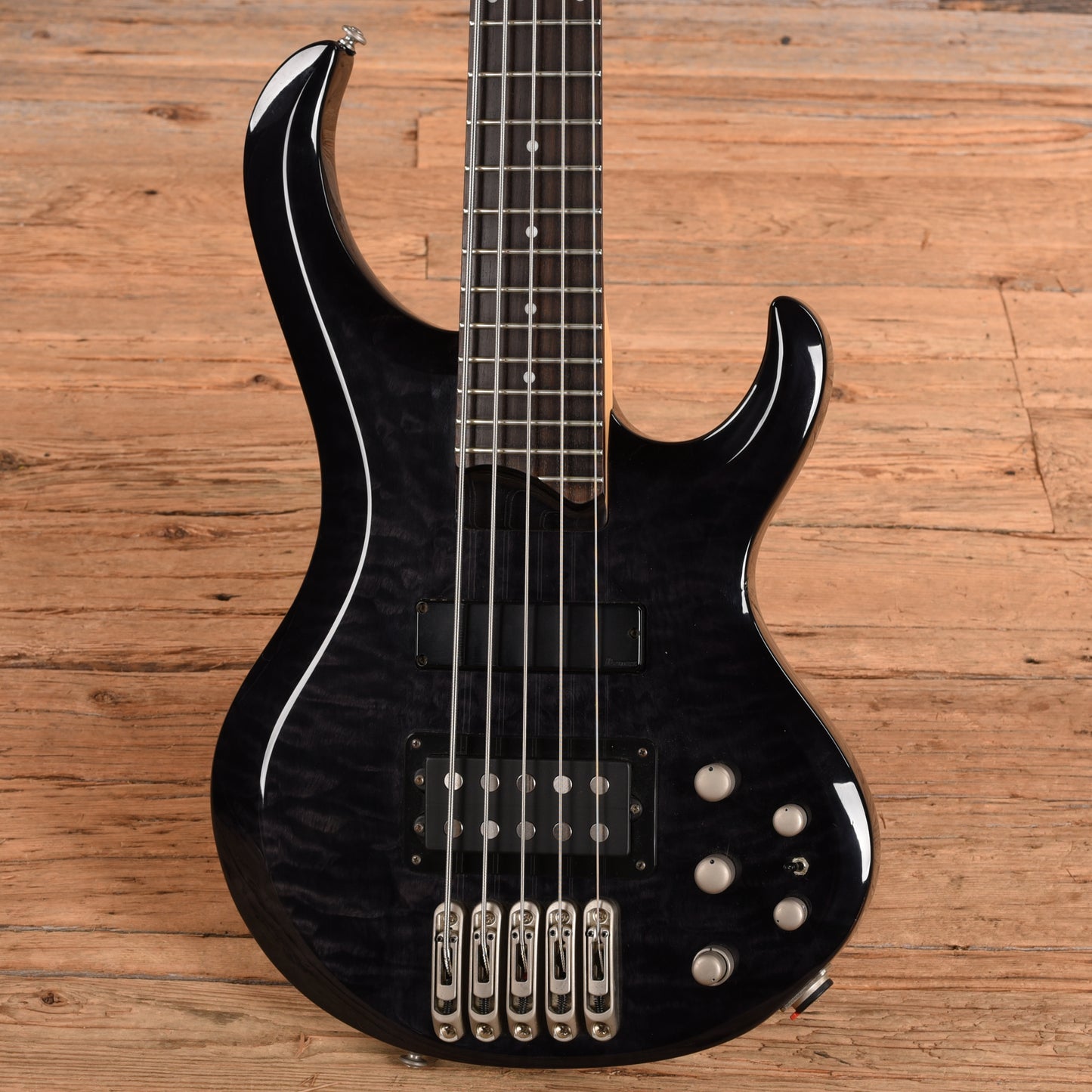 Ibanez BTB405QM Standard (Modified) Trans-Black Bass Guitars