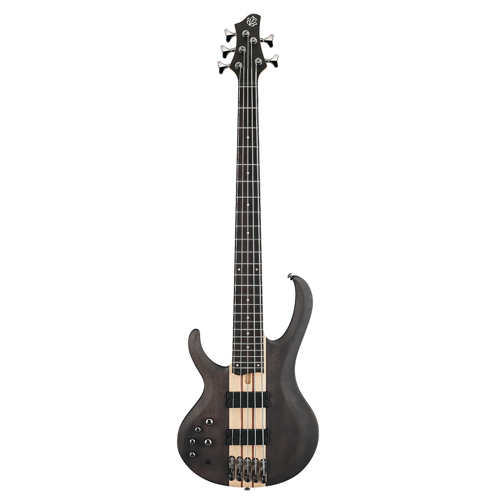 Ibanez BTB605LTGF BTB Standard 5-String Electric Bass Transparent Gray Flat Lefty Bass Guitars