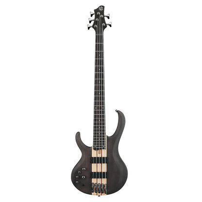 Ibanez BTB605LTGF BTB Standard 5-String Electric Bass Transparent Gray Flat Lefty Bass Guitars