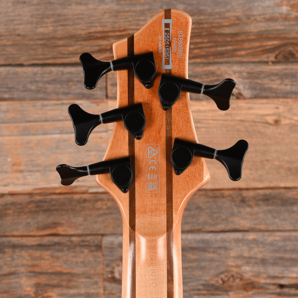 Ibanez BTB805MS Bass Workshop Natural 2025 Bass Guitars