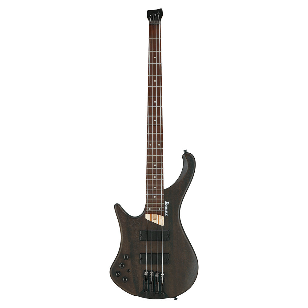 Ibanez EHB600LWNF EHB Ergonomic Headless Bass Walnut Flat Lefty Bass Guitars