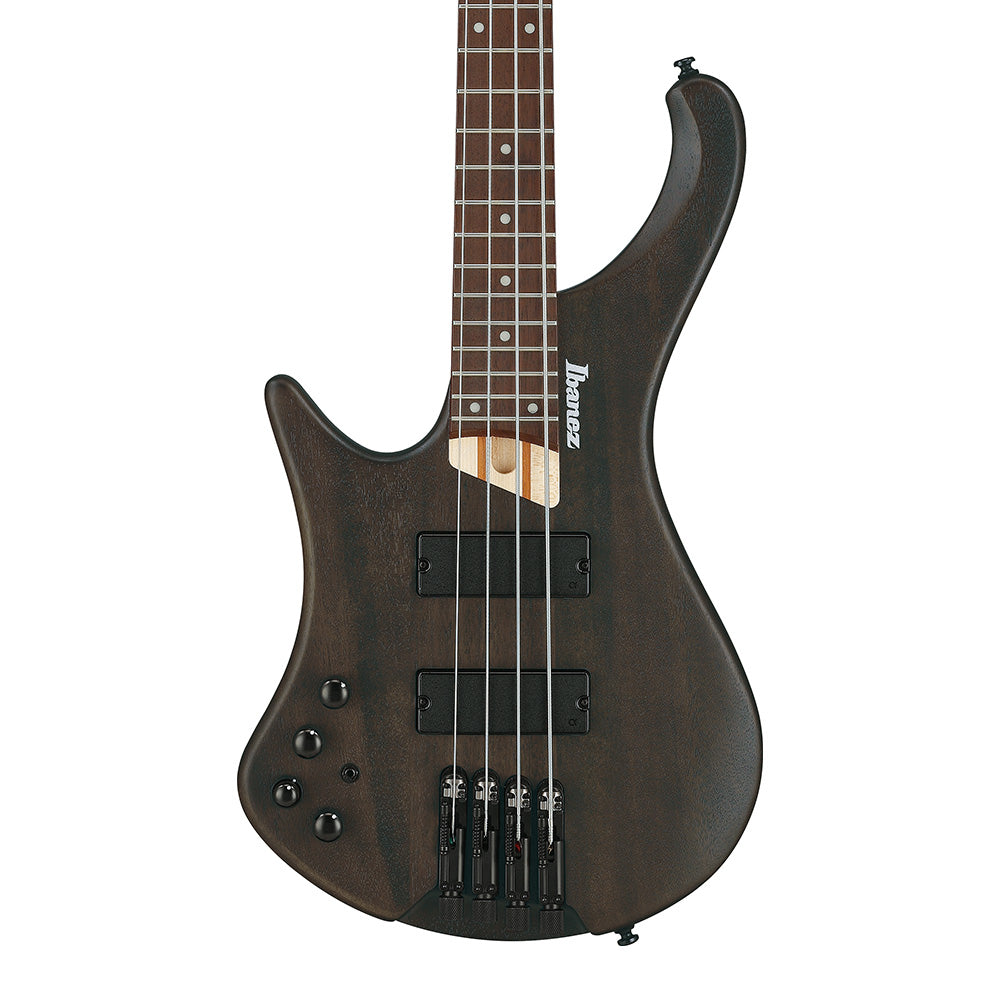 Ibanez EHB600LWNF EHB Ergonomic Headless Bass Walnut Flat Lefty Bass Guitars