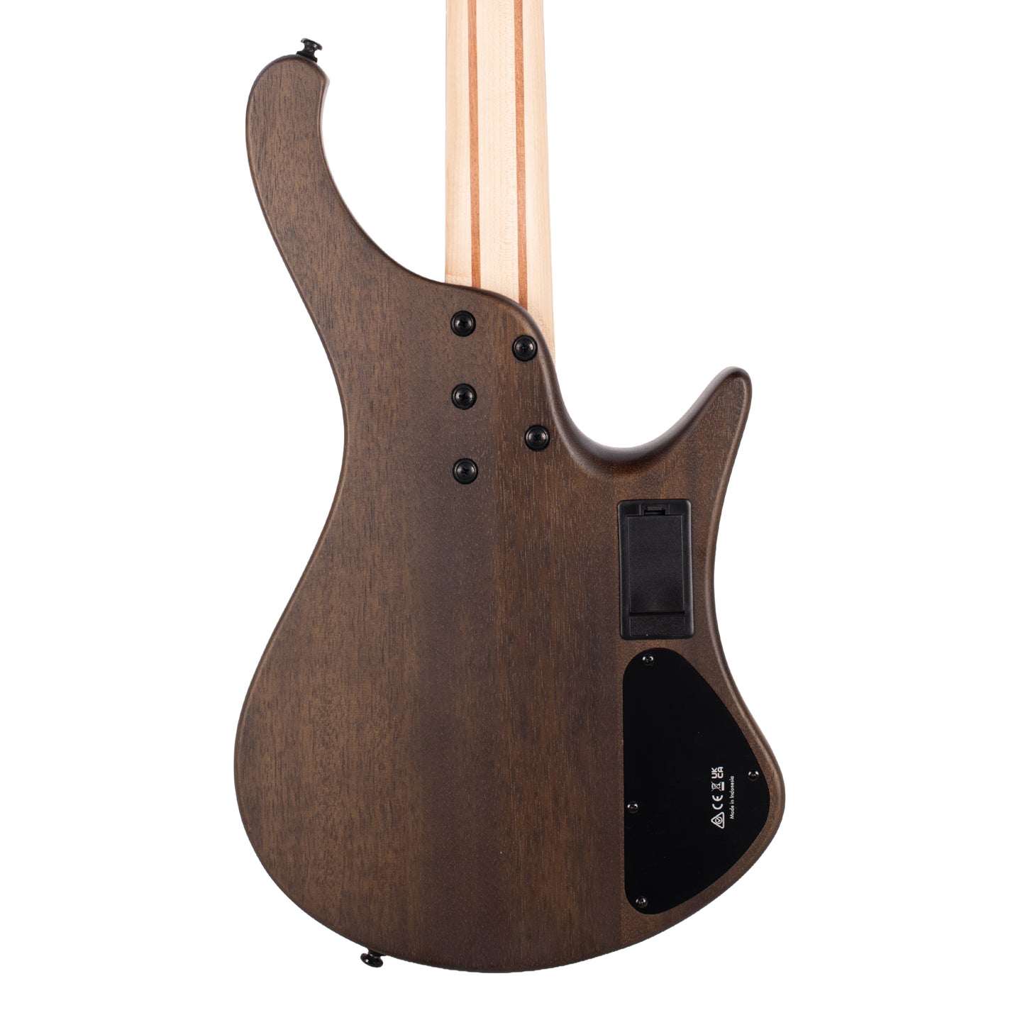 Ibanez EHB600LWNF EHB Ergonomic Headless Bass Walnut Flat Lefty Bass Guitars