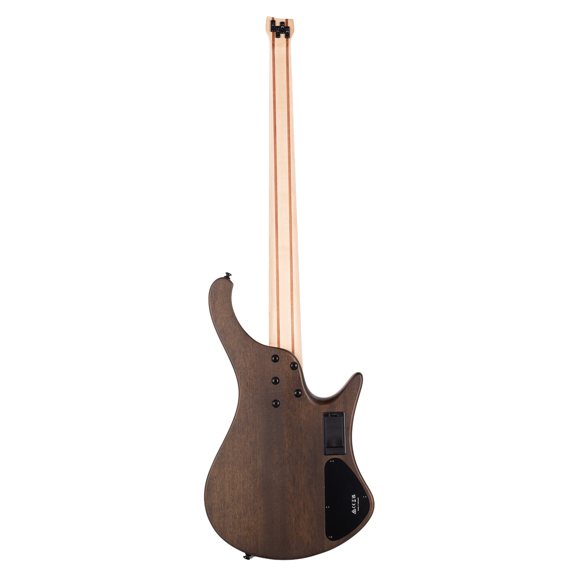 Ibanez EHB600LWNF EHB Ergonomic Headless Bass Walnut Flat Lefty Bass Guitars